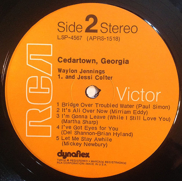 Waylon Jennings : Cedartown, Georgia (LP,Album)