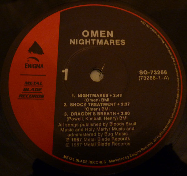 Omen (3) : Nightmares (12",EP)