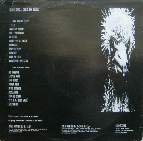 Chronicore : Crack The Blinds (LP,Album)