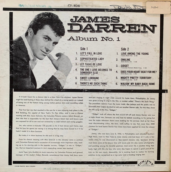 James Darren : Album No. 1 (Album,LP)