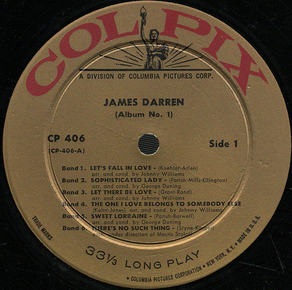 James Darren : Album No. 1 (Album,LP)