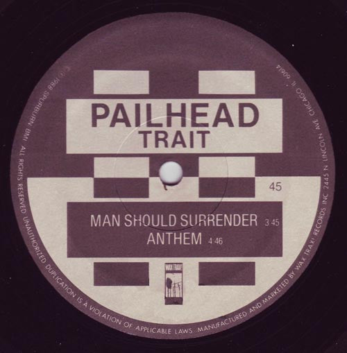 Pailhead : Trait (12",45 RPM)