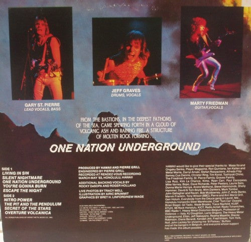 Hawaii (3) : One Nation Underground (LP,Album)