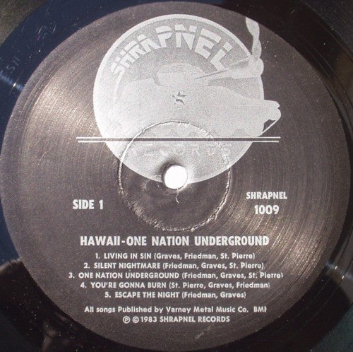 Hawaii (3) : One Nation Underground (LP,Album)