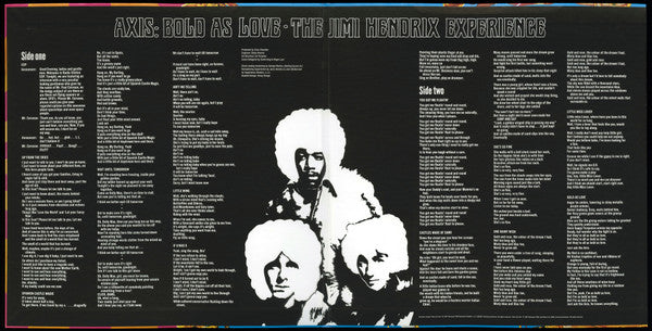 Jimi Hendrix Experience, The : Axis: Bold As Love (LP,Album,Reissue,Remastered,Stereo)