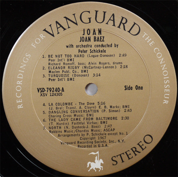 Joan Baez : Joan (LP,Album,Stereo)