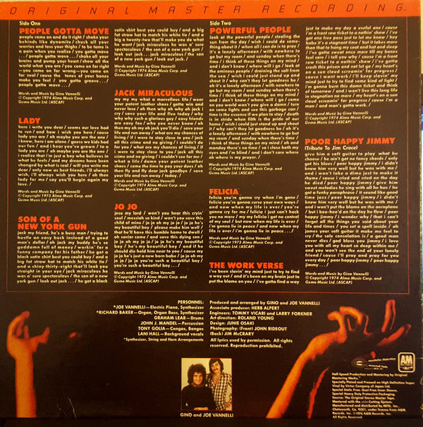 Gino Vannelli : Powerful People (LP,Album,Reissue,Remastered)