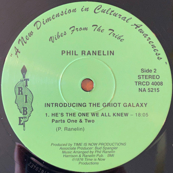 Phil Ranelin : Vibes From The Tribe (LP,Album,Reissue,Remastered)