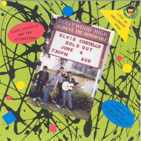 Elvis Costello & The Attractions : Live At Hollywood High (7",45 RPM,Record Store Day,Limited Edition,Numbered)