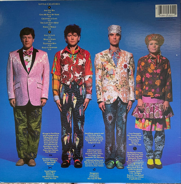 Talking Heads : Little Creatures (LP,Album)