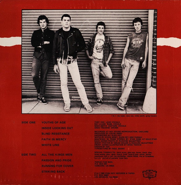 Pariah (4) : Youths Of Age (LP,Album)