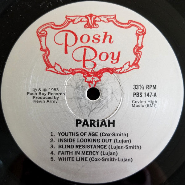 Pariah (4) : Youths Of Age (LP,Album)