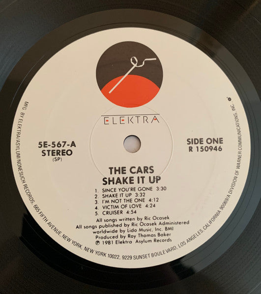 Cars, The : Shake It Up (LP,Album,Club Edition,Stereo)