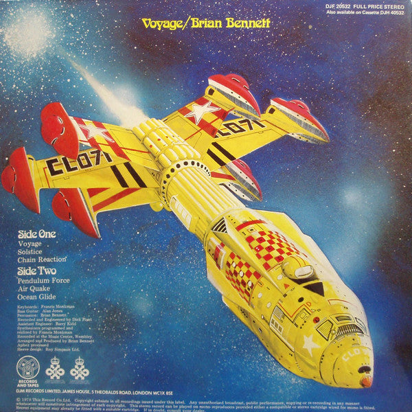 Brian Bennett : Voyage (A Journey Into Discoid Funk) (LP,Album)