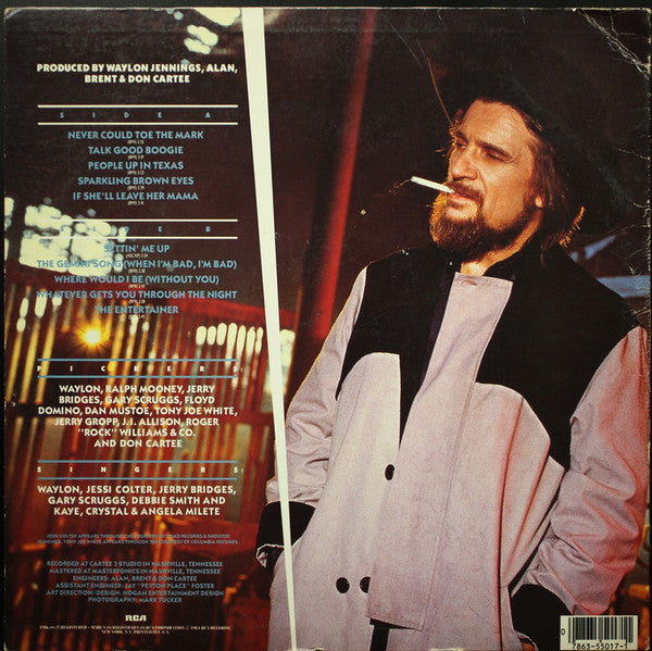 Waylon Jennings : Never Could Toe The Mark (LP,Album)