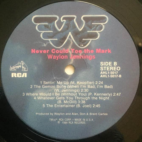 Waylon Jennings : Never Could Toe The Mark (LP,Album)