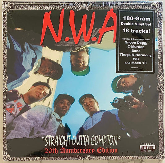 N.W.A. : Straight Outta Compton (20th Anniversary Edition) (LP,Album,Reissue,Remastered)