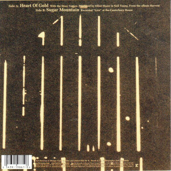Neil Young : Heart Of Gold / Sugar Mountain (7",Single,Mono,Reissue)