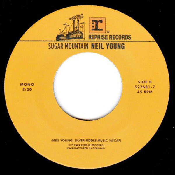Neil Young : Heart Of Gold / Sugar Mountain (7",Single,Mono,Reissue)