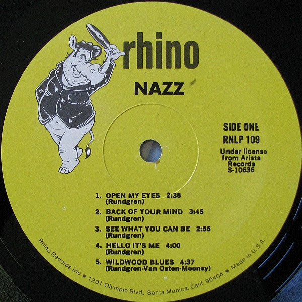 Nazz : Nazz (LP,Album,Reissue)