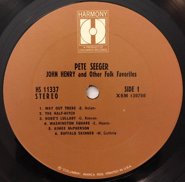 Pete Seeger : John Henry And Other Folk Favorites (LP)