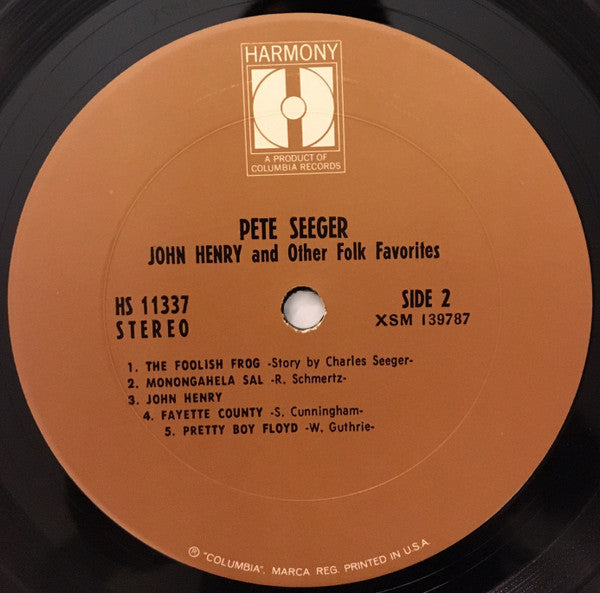 Pete Seeger : John Henry And Other Folk Favorites (LP)