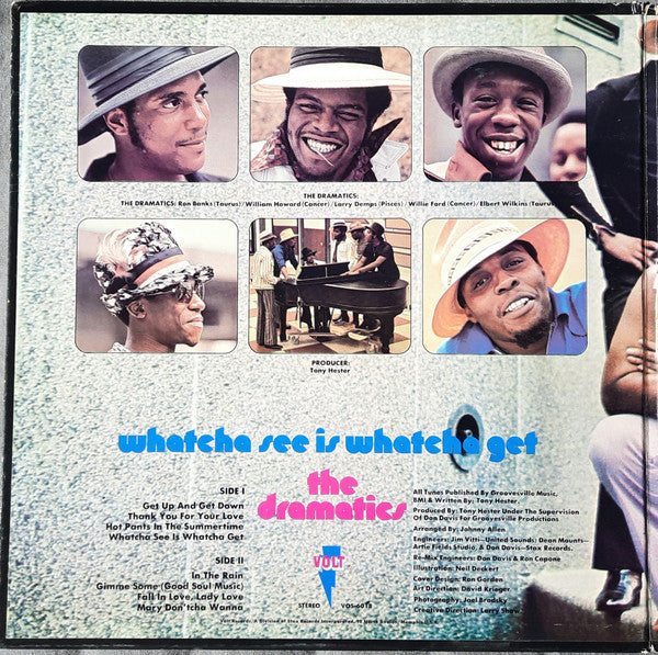 Dramatics, The : Whatcha See Is Whatcha Get (LP,Album,Stereo)