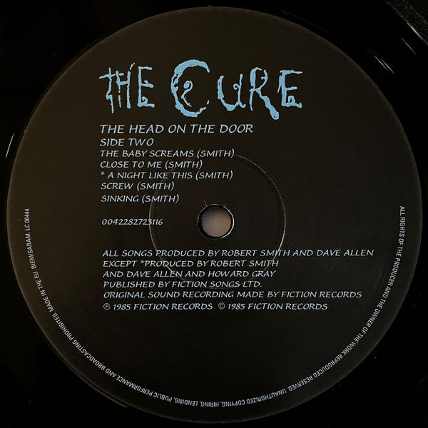 Cure, The : The Head On The Door (LP,Album,Reissue,Remastered,Stereo)