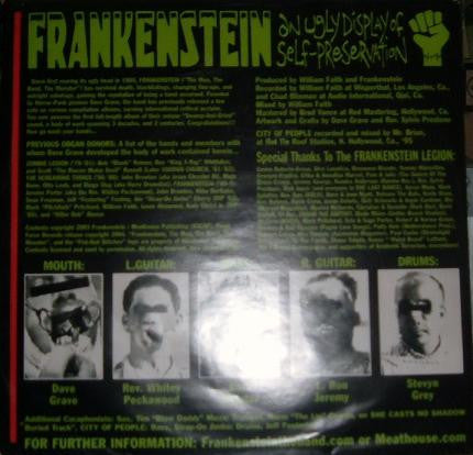 Frankenstein (2) : An Ugly Display Of Self-Preservation (LP,Album)