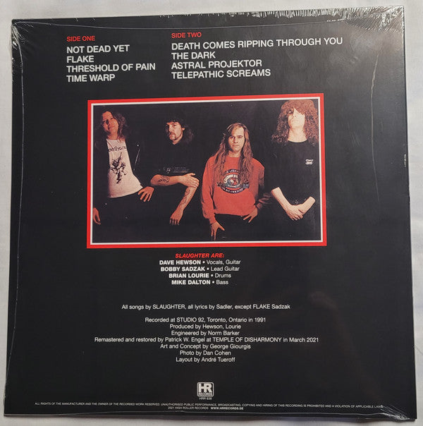 Slaughter (2) : Not Dead Yet (LP,Album,Reissue,Remastered)