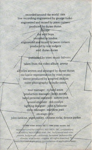 Duran Duran : Arena (Album)