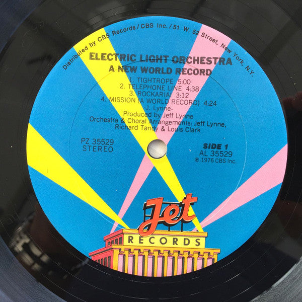 Electric Light Orchestra : A New World Record (LP,Album,Reissue)