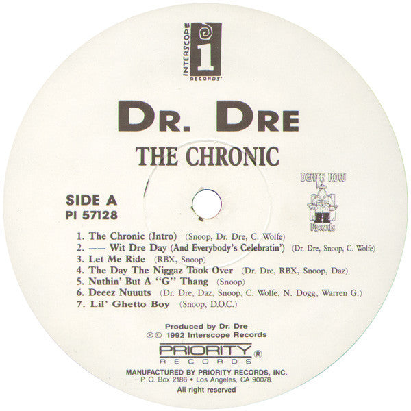 Dr. Dre : The Chronic (LP,Album)