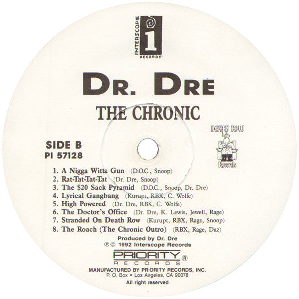 Dr. Dre : The Chronic (LP,Album)