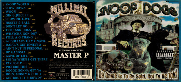 Snoop Dogg : Da Game Is To Be Sold, Not To Be Told (Album)
