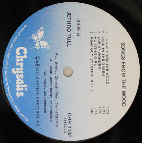Jethro Tull : Songs From The Wood (LP,Album,Reissue)