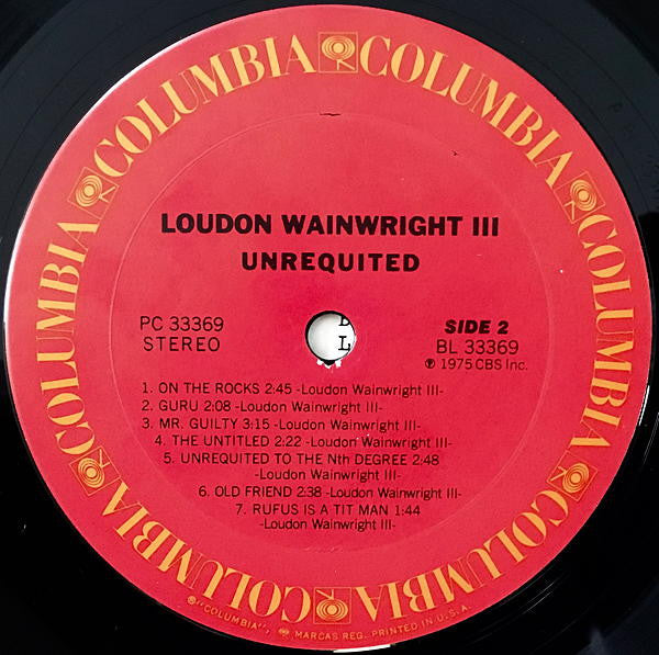 Loudon Wainwright III : Unrequited (LP,Album)