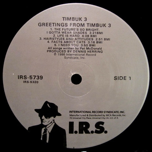 Timbuk 3 : Greetings From Timbuk 3 (LP,Album)