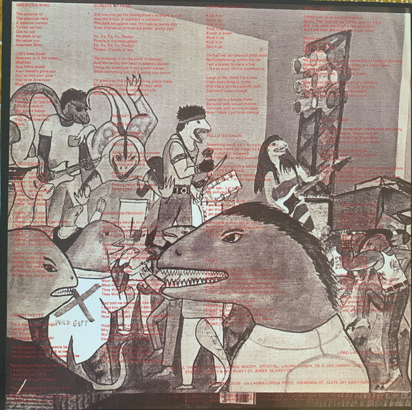 Lewd, The : American Wino + Kill Yourself Single (LP,Album,Reissue)