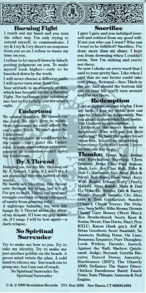 Inside Out (2) : No Spiritual Surrender (EP)