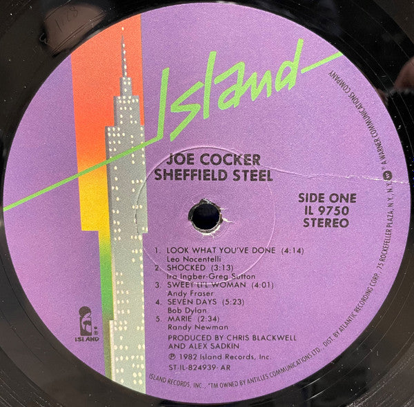 Joe Cocker : Sheffield Steel (LP,Album)