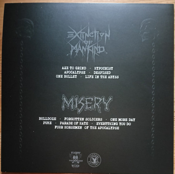 Extinction Of Mankind / Misery (4) : Apocalyptic Crust (LP,Limited Edition,Reissue,Remastered)