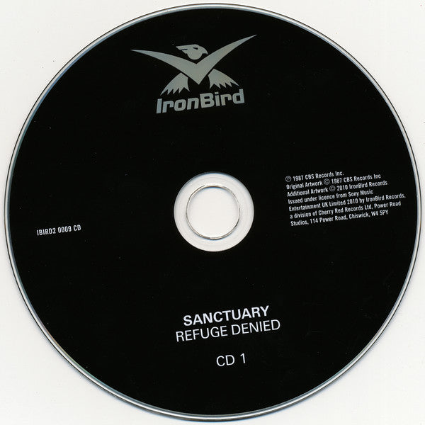 Sanctuary (4) : Refuge Denied / Into The Mirror Black (Album,Reissue,Remastered)