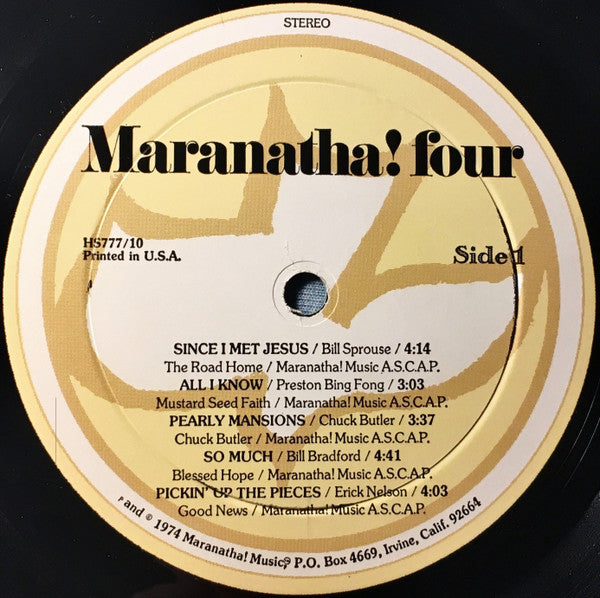 Various : Maranatha! Four (LP,Compilation,Stereo)