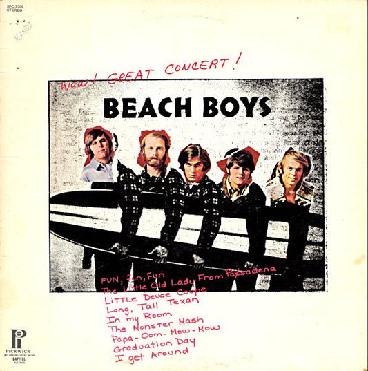 Beach Boys, The : Wow! Great Concert! (LP,Album,Reissue,Stereo)