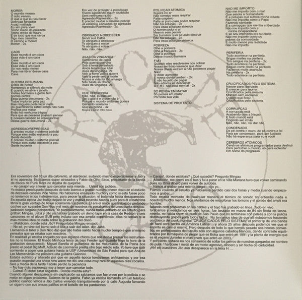 Ratos De Porão : Crucificados Pelo Sistema (LP,Album,Reissue,45 RPM)