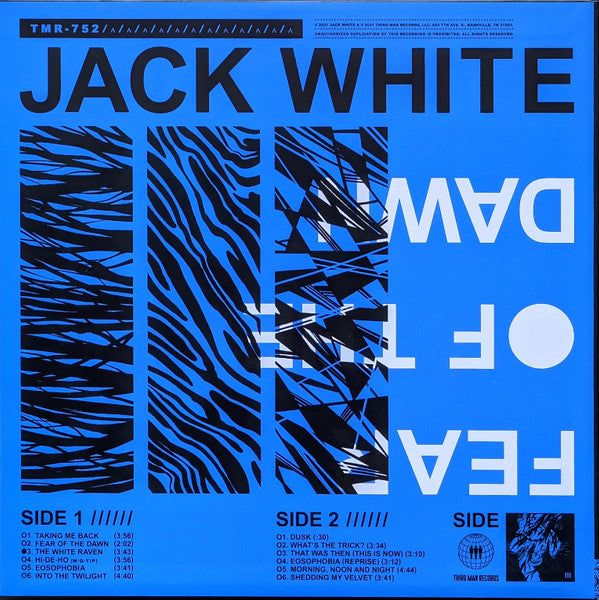 Jack White (2) : Fear Of The Dawn (LP,Album)