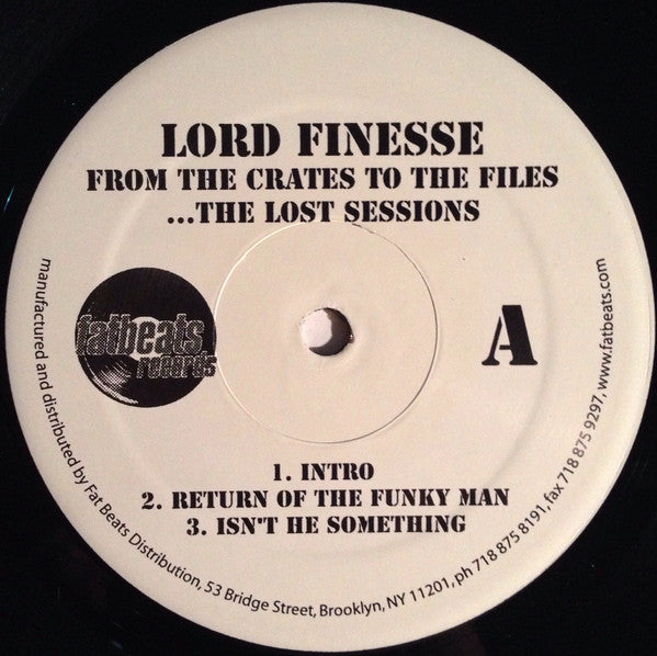 Lord Finesse : From The Crates To The Files ...The Lost Sessions (LP,Compilation)