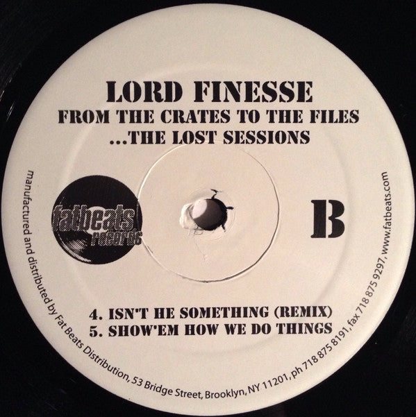 Lord Finesse : From The Crates To The Files ...The Lost Sessions (LP,Compilation)