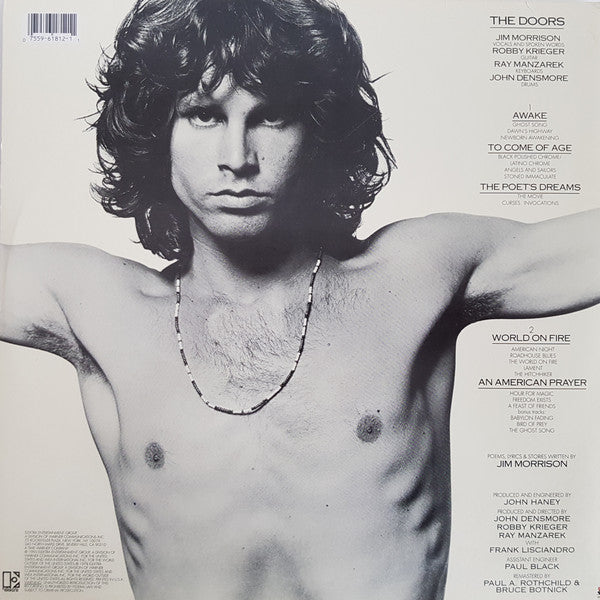 Jim Morrison , Music By Doors, The : An American Prayer (LP,Album,Reissue,Remastered)